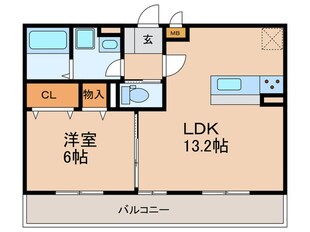 ビスターレの物件間取画像